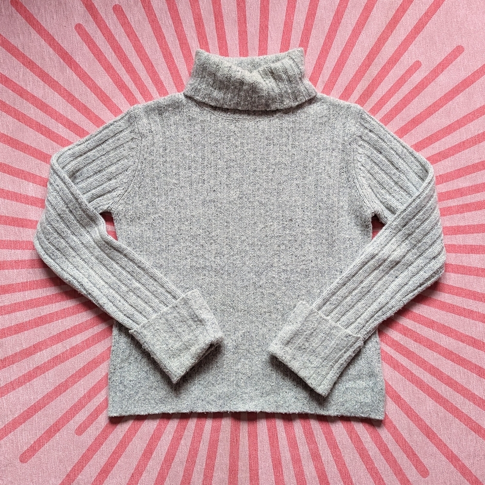 Club Monaco Grey Turtleneck Sweater